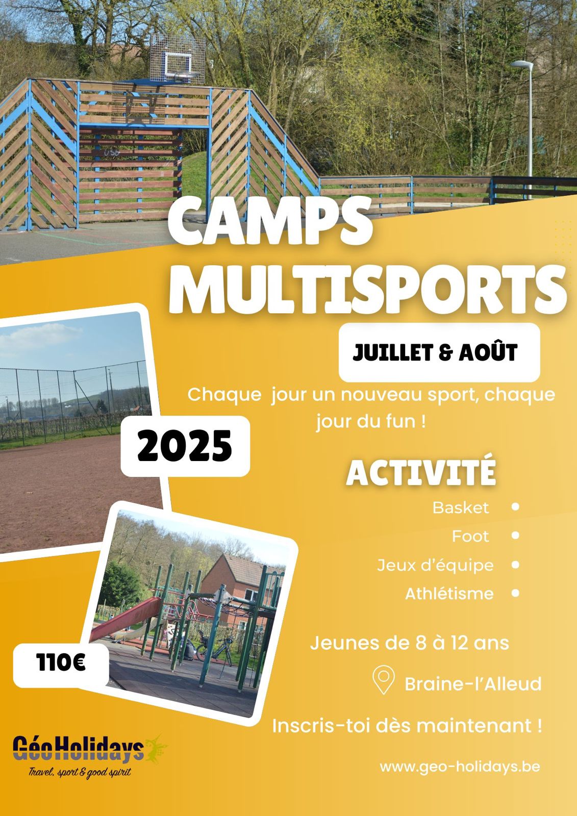 Stage - été - Multisport- Belgique